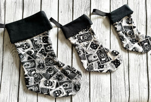 Goth Witchy Creepmas Christmas Stocking