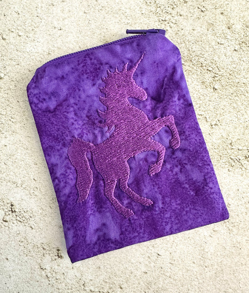 Purple Unicorn Mojo Bag