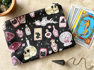Witchy Pink Tarot Card Bag
