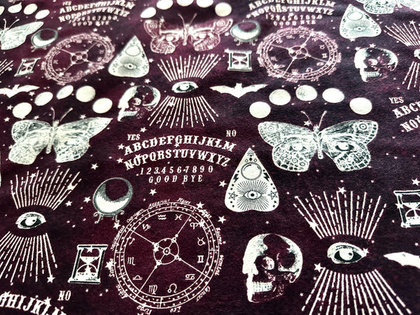 Ouija Tarot Spread Cloth - Altar Cloth