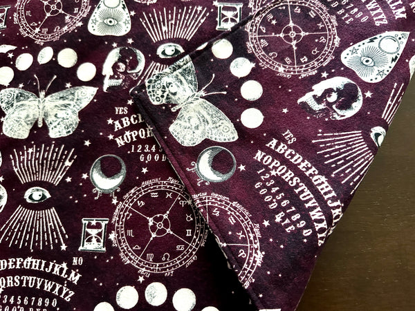 Ouija Tarot Spread Cloth - Altar Cloth