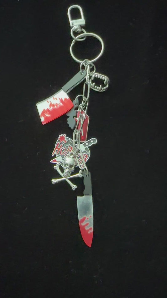 Horror Lover Bag Charm Keychain