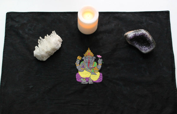 Ganesh Altar & Tarot Cloth