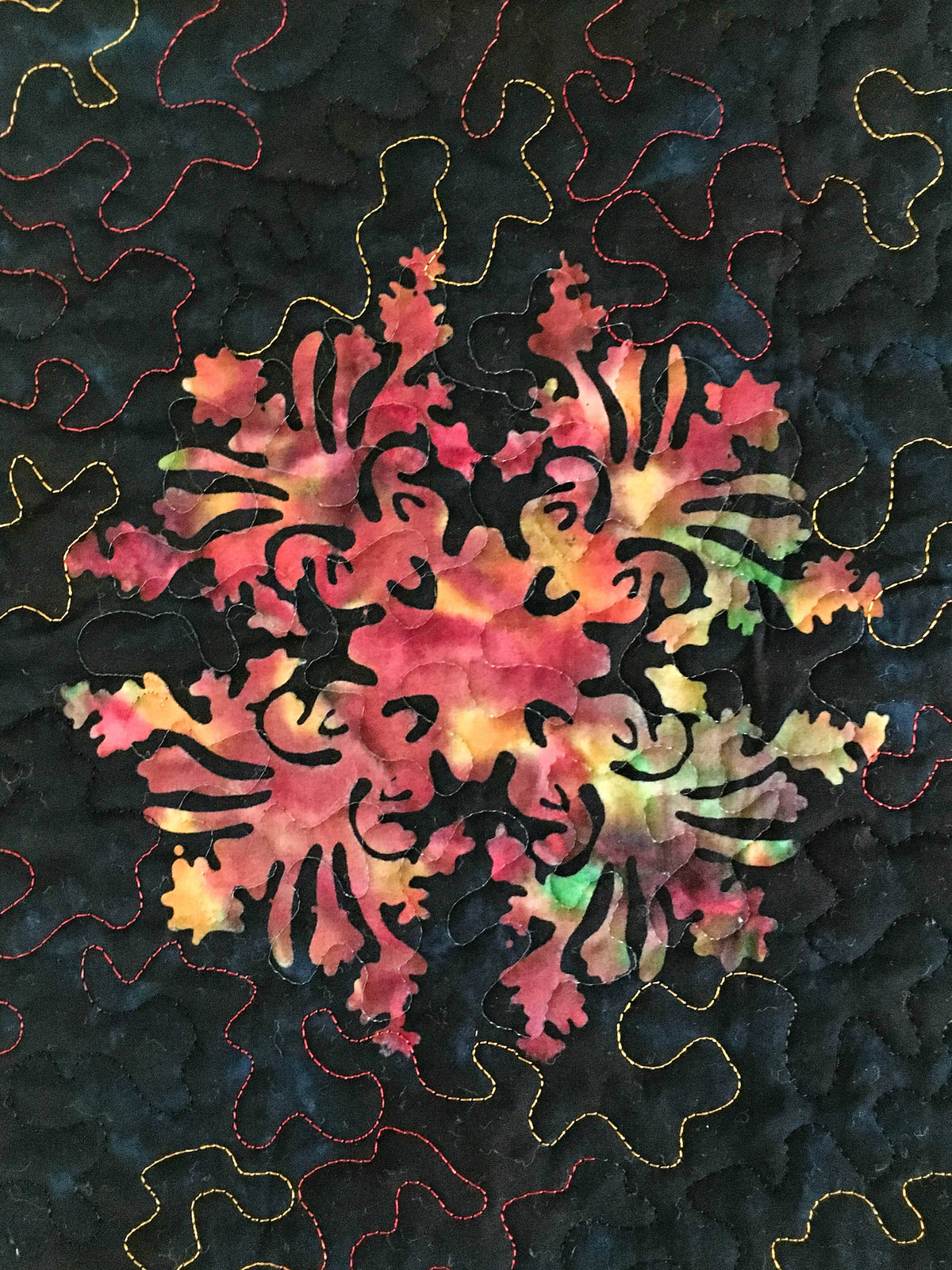 Quilted Batik Table Runner