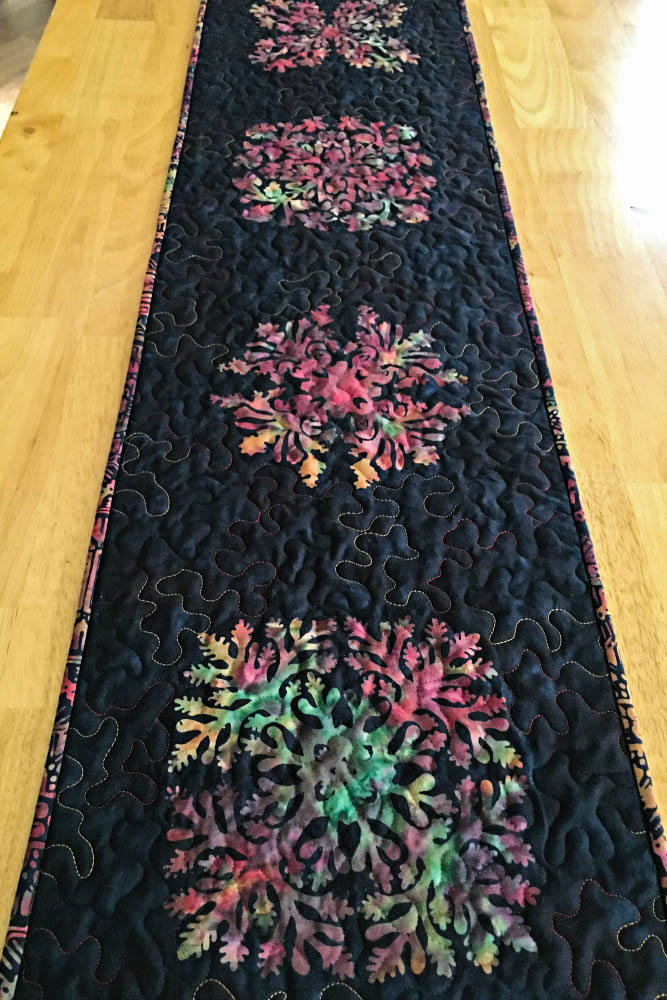Quilted Batik Table Runner