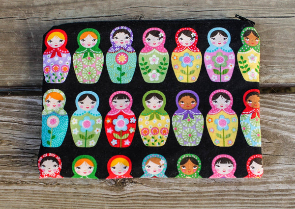 Russian Matryoshka Nesting Dolls Tarot Card Bag