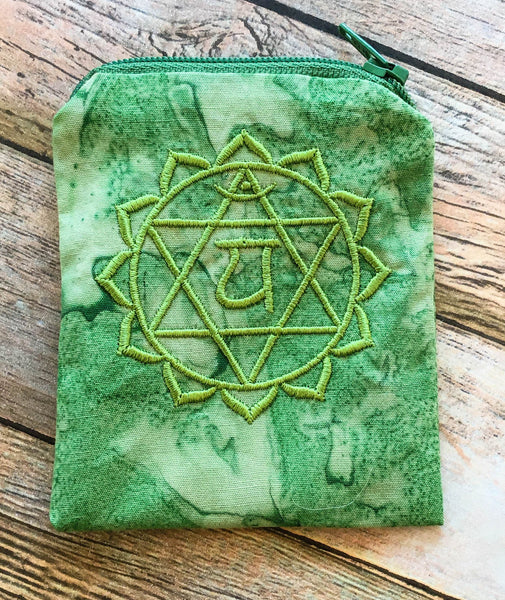 Embroidered Chakra Mojo Bags - SET