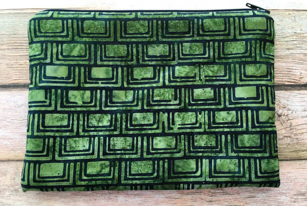 Green Batik Tarot Card Bag