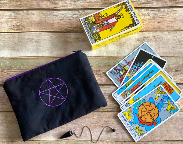 Pentacle Tarot Card Bag
