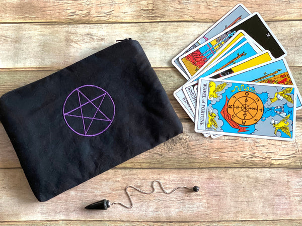 Pentacle Tarot Card Bag