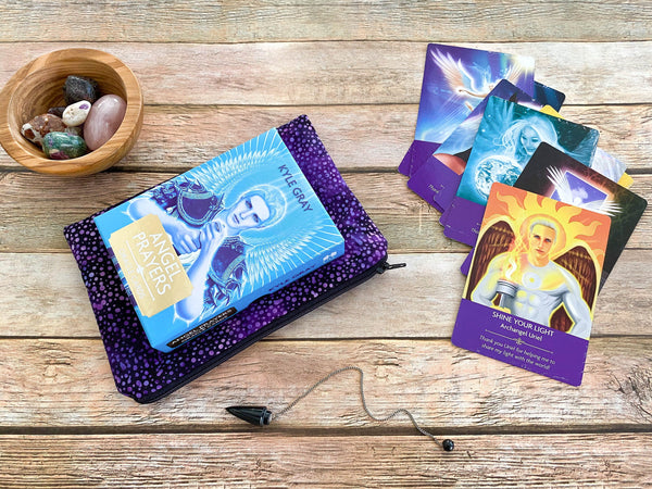 Purple Galaxy Tarot Card Bag