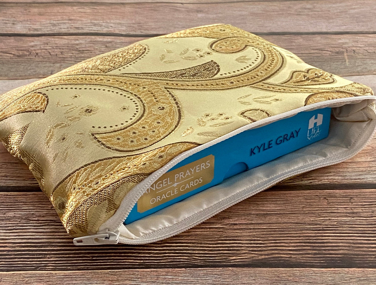 Gold Tarot Card Bag