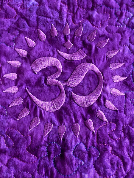 Purple Om Meditation Mat