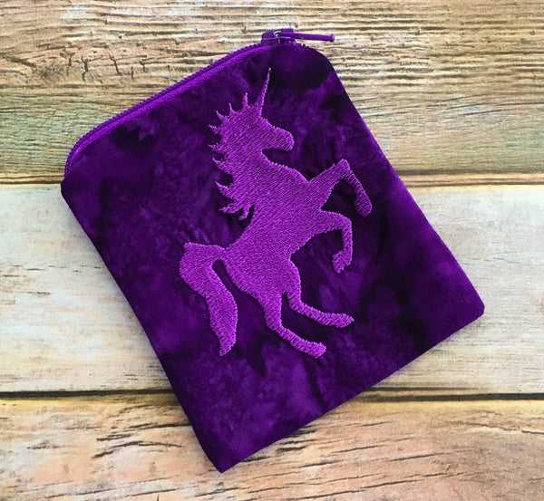 Purple Unicorn Mojo Bag