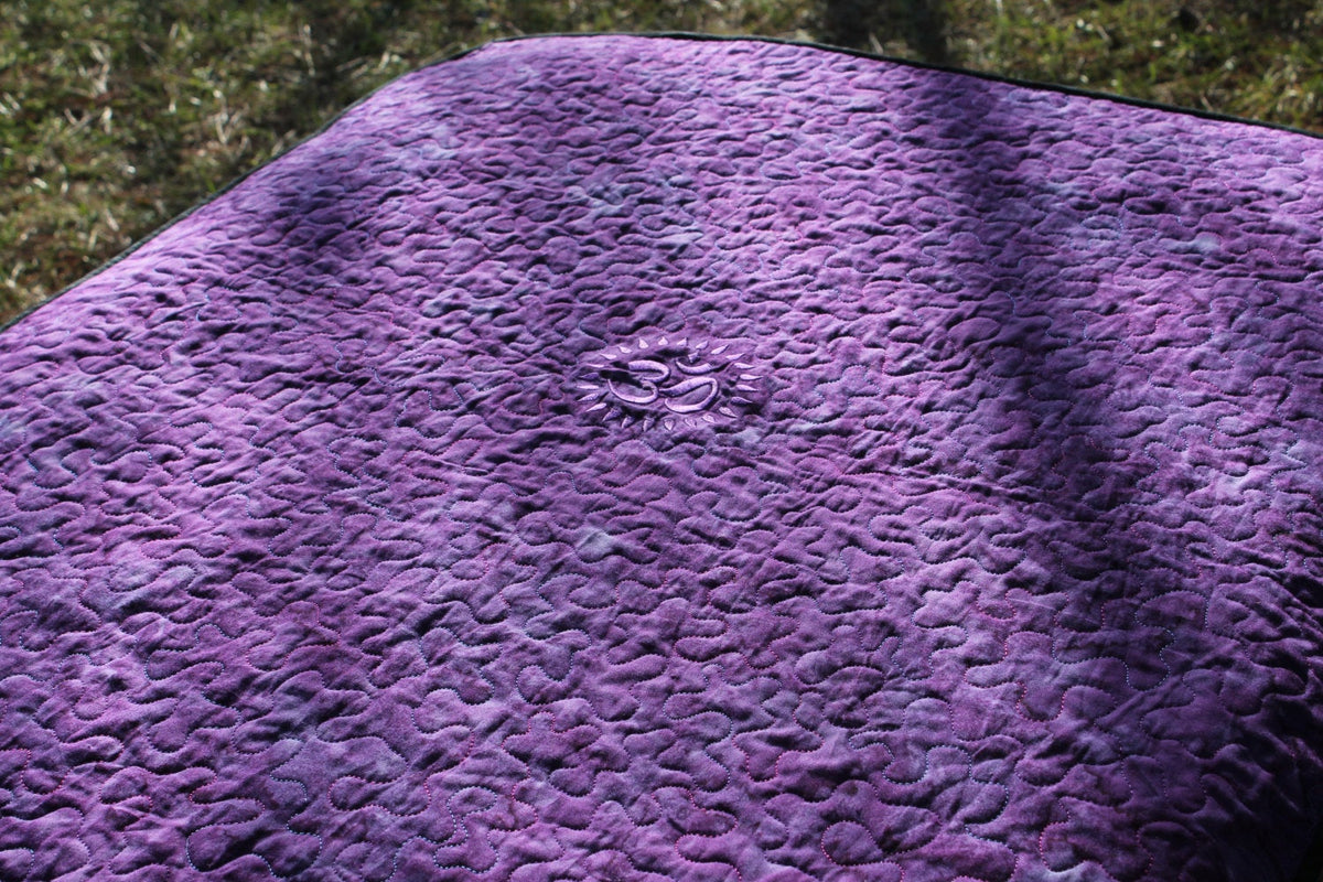 Purple Om Meditation Mat