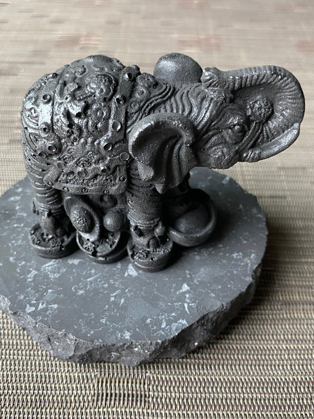 Shungite Elephant Statue