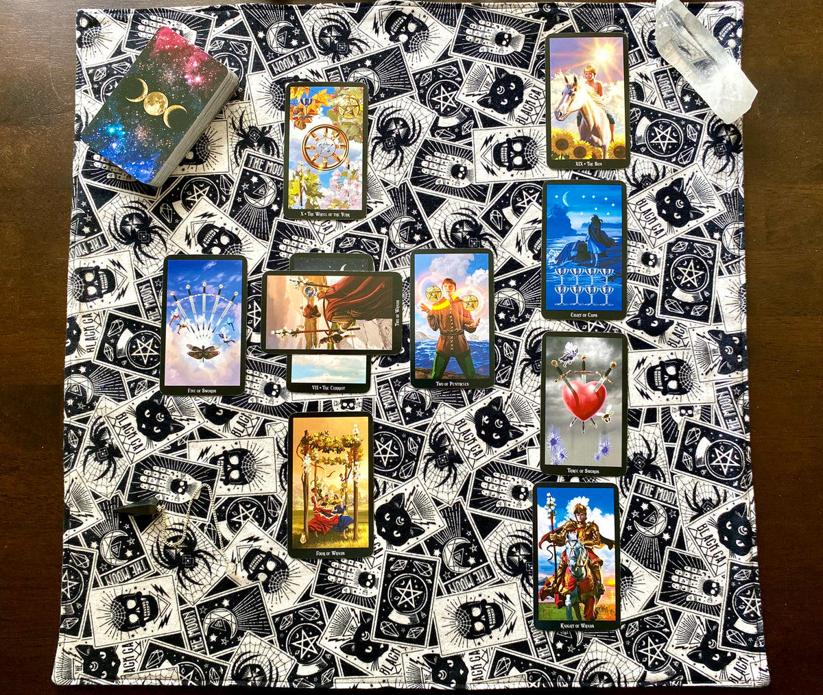Tarot Spread Cloth - Tarot Reading Cloth - Altar Cloth