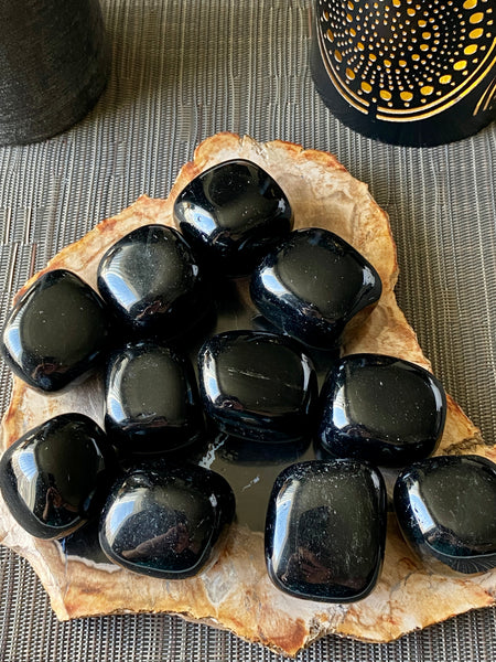Black Obsidian Pocket Stone