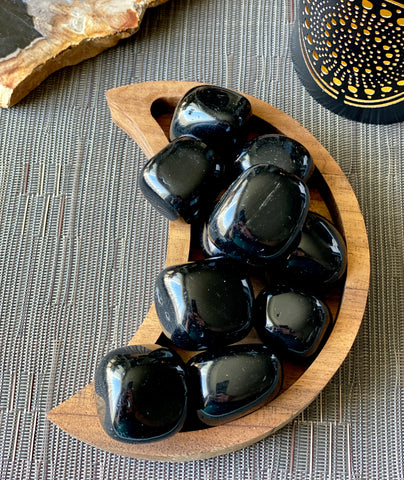 Black Obsidian Pocket Stone